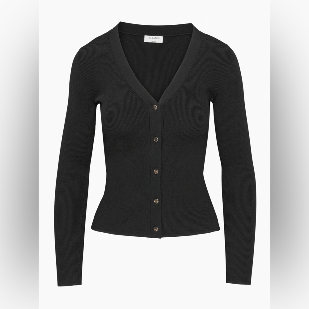 Aritzia Babaton Tribecca Cardigan Black
.